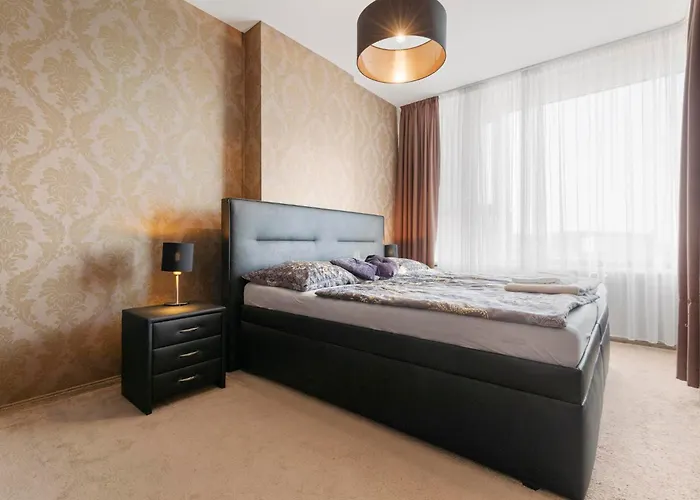 شقة Panorama In Downtown Area With Free Parking And Castle View براتسيلافا