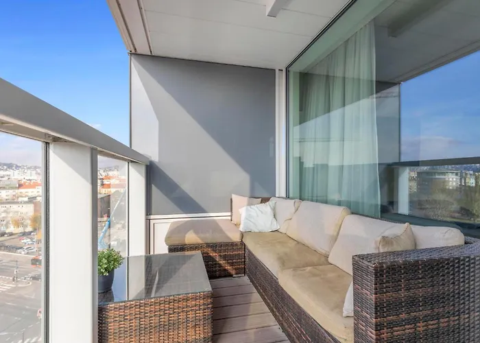 Apartmán Panorama In Downtown Area With Free Parking And Castle View *